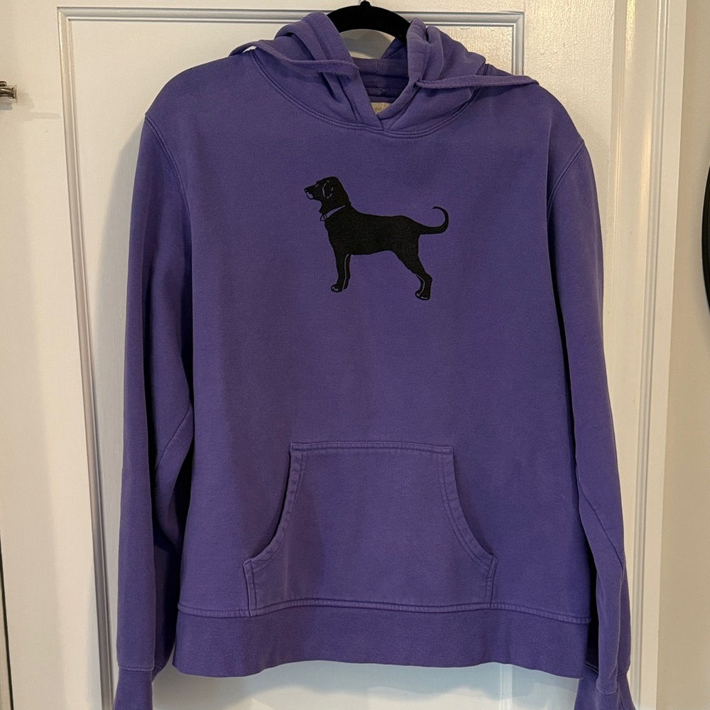 The Black Dog Purple Hoodie, Unisex kids XL or Adult Small